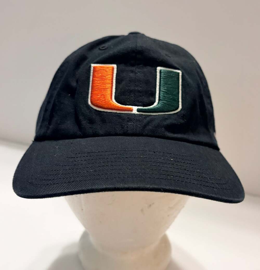 Miami Hurricanes '47 Clean Up Adjustable Hat - Black